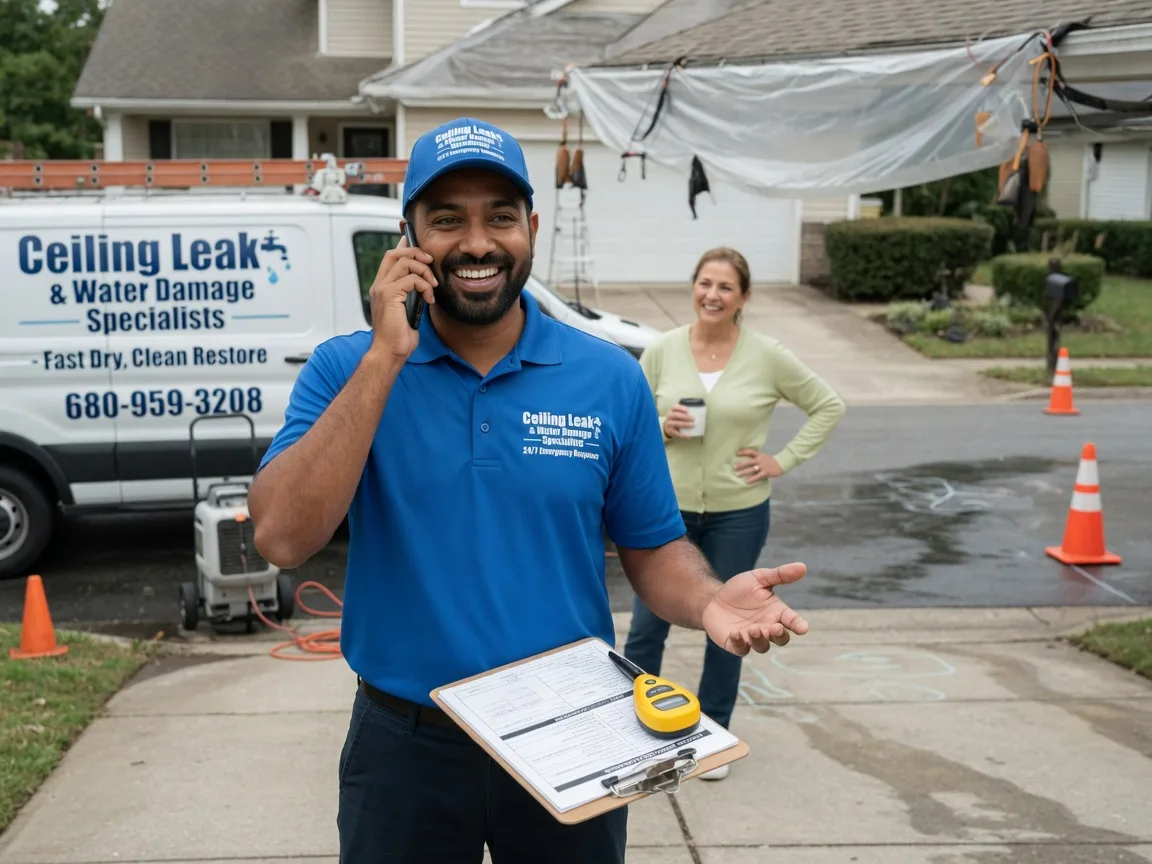 Ceiling Leak Cleanup Washington Grove, MD FAQs
